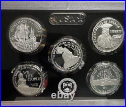 2026 S US Proof 99.9% (6) Silver Coins 5 Quarters, 1 Dime. In Mint Box with COA