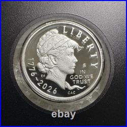 2026 S US Proof 99.9% (6) Silver Coins 5 Quarters, 1 Dime. In Mint Box with COA