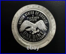 2026 S US Proof 99.9% (6) Silver Coins 5 Quarters, 1 Dime. In Mint Box with COA
