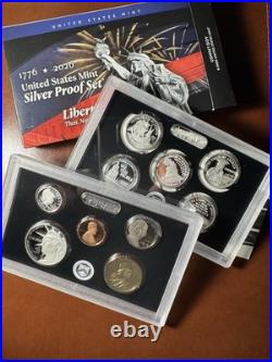 2026 Semi Quincentennial Silver Proof Set With Box And COA (10 Coin Set)