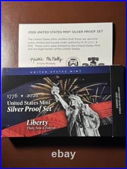 2026 Semi Quincentennial Silver Proof Set With Box And COA (10 Coin Set)