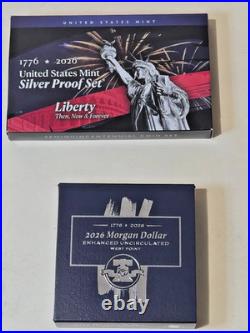 2026 Silver Proof Set AND 2026 Morgan Dollar West Point Enhanhanced Uncirculated