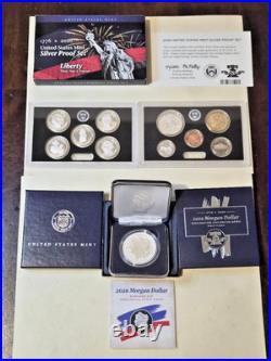 2026 Silver Proof Set AND 2026 Morgan Dollar West Point Enhanhanced Uncirculated