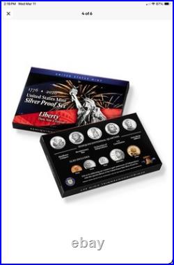 2026 Silver Proof Set US Mint Semi Quincentennial Silver Proof Set PRE SALE