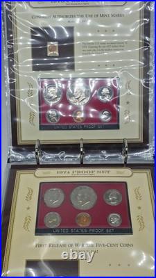 25 Years Of America's Finest Coinage Vol. I Complete 1968-1980 Proof Set PCS