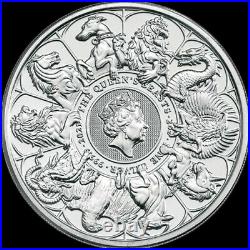 2oz Queens Beasts Silver Completer 999. Silver 2021