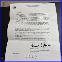 3- 2003 SILVER PROOF SETS With COA & Box in original US MINT SHIPPING BOX