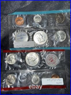 3.69 Troy Oz Of Silver In These. 9 Silver Proof Sets Pre 1964 You Get 6 Sets