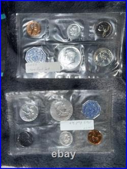 3.69 Troy Oz Of Silver In These. 9 Silver Proof Sets Pre 1964 You Get 6 Sets