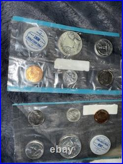 3.69 Troy Oz Of Silver In These. 9 Silver Proof Sets Pre 1964 You Get 6 Sets