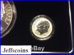 3 Coin Set 2015 W March of Dimes Reverse Proof Dime PF Silver Dollar FDR P DM5