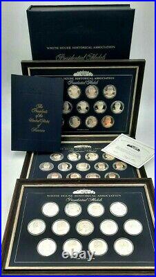 39 Sterling Silver Presidential Medals First Edition Proof Set