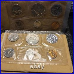 4 Proof Sets 1961 & 1962 Opened 1963 & 1964 Sealed Proof Sets