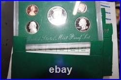 4 pack UNITED STATED MINT SILVER PROOF SETS 1995 (2) 1996 (1) 1997 (1)