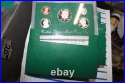 4 pack UNITED STATED MINT SILVER PROOF SETS 1995 (2) 1996 (1) 1997 (1)