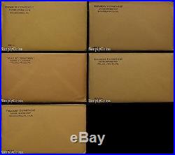 (5) 1960-64 Proof Set Date Run Original Envelope With COA US Mint Silver Lot