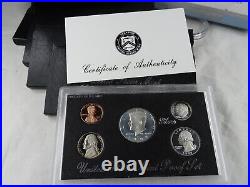 (5) 1997-S US Mint Silver Proof Sets Original Shipping Box Fresh Sets