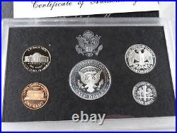 (5) 1997-S US Mint Silver Proof Sets Original Shipping Box Fresh Sets