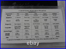 (5) 1997-S US Mint Silver Proof Sets Original Shipping Box Fresh Sets