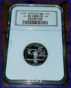 50 STATE QUARTER SETPROOF1999-2008With BOX90% SILVER6 TERRITORIESNICE SET