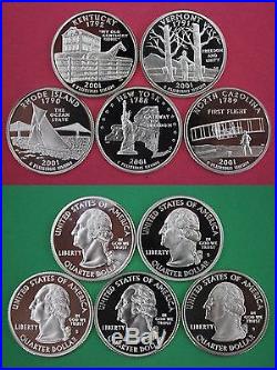 50 Silver State Quarters Set 1999 2000 2001 2002 2003 2004 2005 2006 2007 2008