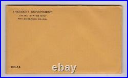 5x Unopened Sealed 1959 U. S. Proof Coin Sets inc. 3 Silver Coins each 01789L