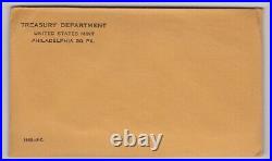 5x Unopened Sealed 1959 U. S. Proof Coin Sets inc. 3 Silver Coins each 02889L