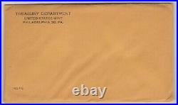 5x Unopened Sealed 1962 U. S. Proof Coin Sets inc. 3 Silver Coins each 04033L