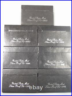 7 Year Run Silver US Proof Sets. #36