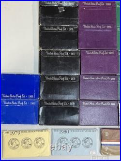 78 US Proof Sets 1968-2010 Bulk Lot Complete Original Mint Packaging Collection