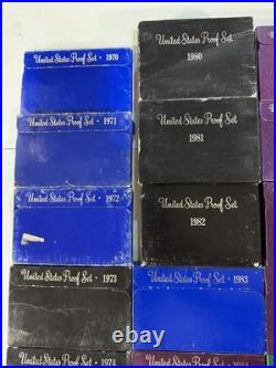 78 US Proof Sets 1968-2010 Bulk Lot Complete Original Mint Packaging Collection