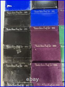 78 US Proof Sets 1968-2010 Bulk Lot Complete Original Mint Packaging Collection