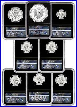 8-Coin 2017-S Limited Edition Silver PF Set NGC PF70 UC ER Blk 225th SKU49561