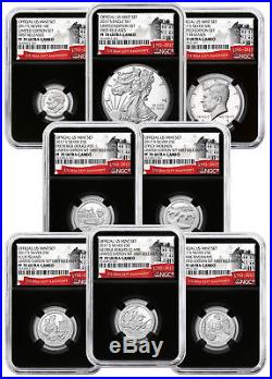 8-Coin 2017-S Limited Edition Silver PF Set NGC PF70 UC FR Blk 225th SKU50135