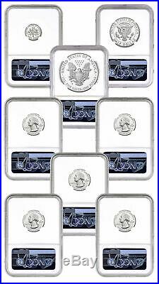 8 Coin 2019S US Limited Edition Silver NGC PF70 UC FR Trolley PRESALE SKU59514