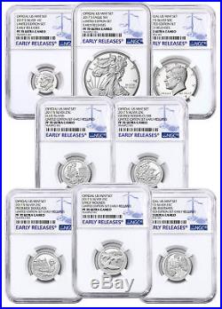 8-Coin Set 2017-S U. S. Limited Edition Silver PF Set NGC PF70 UC ER SKU50177