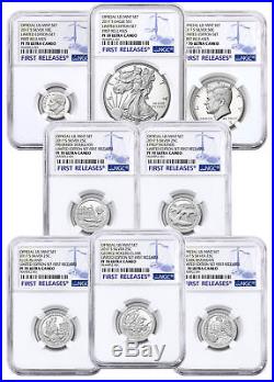 8-Coin Set 2017-S US Limited Edition Silver PF Set NGC PF70 UC FR SKU50179