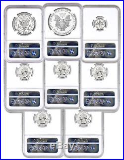 8-Coin Set 2017-S US Limited Edition Silver PF Set NGC PF70 UC FR SKU50179