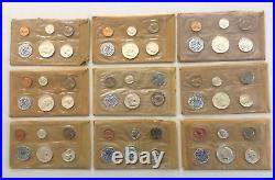 9 U. S. Treasury Mint Proof Sets 1957 1964 original envelopes with OGP #3