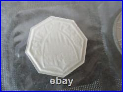 90% SILVER US MINT PROOF SET(4) 1962 5 COIN CELLO FLAT PACK withORIG ENVELOPE/CARD