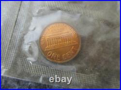 90% SILVER US MINT PROOF SET(4) 1962 5 COIN CELLO FLAT PACK withORIG ENVELOPE/CARD