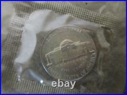 90% SILVER US MINT PROOF SET(4) 1962 5 COIN CELLO FLAT PACK withORIG ENVELOPE/CARD