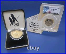 Alaskan (Denali) 2 Coin Proof Set withCOA (. 999 Silver & 24Kt Gold Inlay/edging)