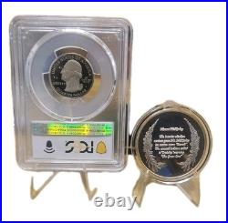 Alaskan (Denali) 2 Coin Proof Set withCOA (. 999 Silver & 24Kt Gold Inlay/edging)