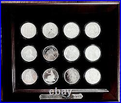 America's Rarest Silver Dollar Proofs 12 Coins-Beautiful Copies-Great Gift-PCS