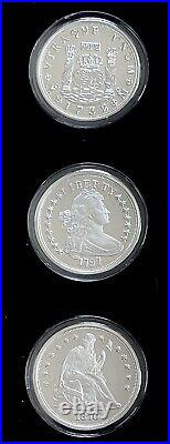 America's Rarest Silver Dollar Proofs 12 Coins-Beautiful Copies-Great Gift-PCS