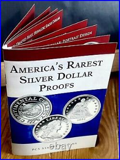 America's Rarest Silver Dollar Proofs 12 Coins-Beautiful Copies-Great Gift-PCS