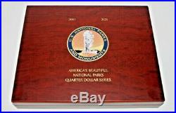 America the Beautiful ATB Quarters Silver Proof Complete Set 2010-2020 Stunning