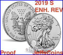 American Eagle 2019 S ENHANCED REVERSE Proof PR69 Dollar 19XE Silver NGC PF69