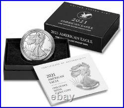 American Eagle 2021 One Ounce Silver Proof Coin West Point (W) 21EAN 3 Coin Set